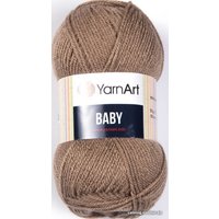 Пряжа для вязания Yarnart Baby 100% акрил 218 50 г (150 м, светло-коричневый)