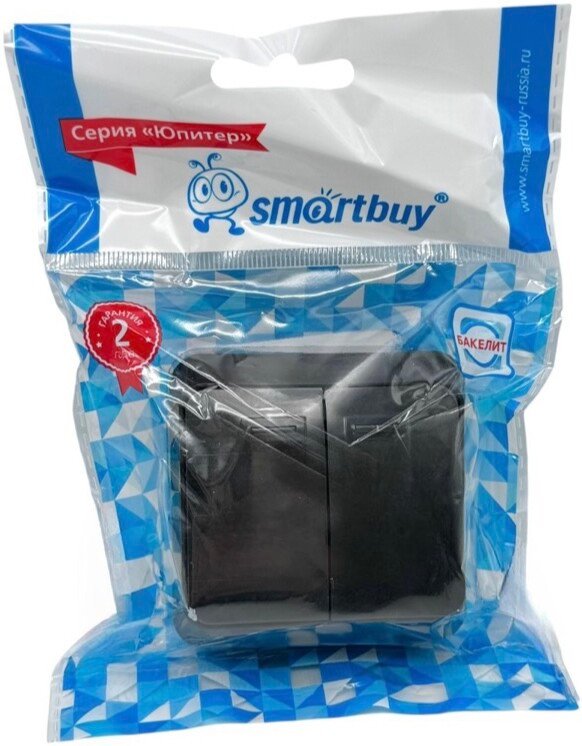 Выключатель SmartBuy SBE-03b-10-SW2-1