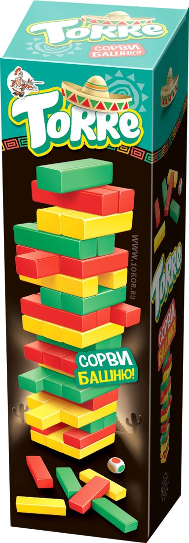 

Настольная игра Десятое королевство Торре, сорви башню