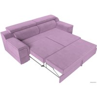 Диван Лига диванов Лига-003 117117 (микровельвет сиреневый)