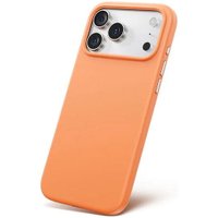 Чехол для телефона Baseus Colorful Liquid Silicone Magnetic Case для iPhone 17 Pro (оранжевый)