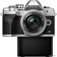 Беззеркальный фотоаппарат Olympus OM-D E-M10 Mark IV Kit 14-42mm (серебристый)