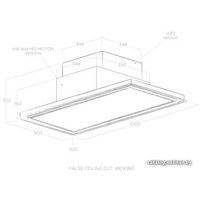 Кухонная вытяжка Elica Skydome No Motor A/100