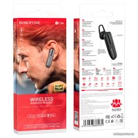 Bluetooth гарнитура Borofone BC36 (черный)