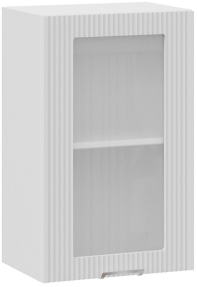 

Шкаф навесной Трия Кимберли 1В45С (белый/сноу)