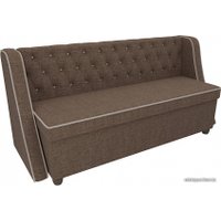 Диван Лига диванов Лофт 104559 (рогожка, коричневый)