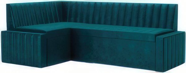 

Угловой диван Мебель-АРС Вермут левый 213x82x133 (сине-зеленый Star Velvet 43 Black Green)