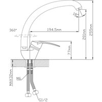 Смеситель AV Engineering AVSHU4-A134-439