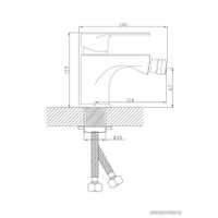 Смеситель Diadonna D91-150117SY