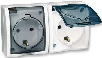 Розетка Simon 1594443-030 (Белый)