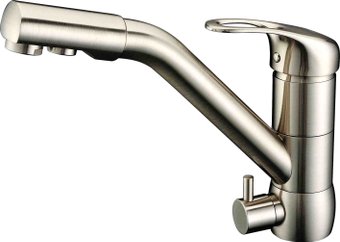 Смеситель ZorG ZR 400 KF-12 Nickel