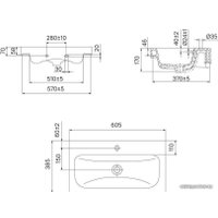 Умывальник IDDIS Optima Home 3506000i28