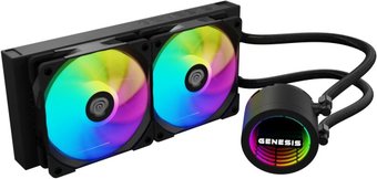 Система жидкостного охлаждения для процессора Genesis Hydria 240 ARGB NLG-2319