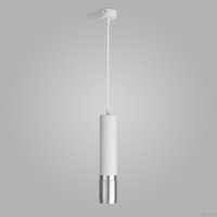 Подвесная люстра Евросвет DLN108 GU10 белый/серебро