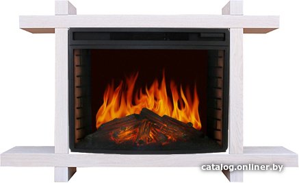 

Каминокомплект Smolcom Tokio R L33/FS33 с Dioramic 33 LED FX (бьянко белый)