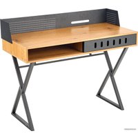 Стол Halmar B-43 110x51 (дуб золотой/черный)