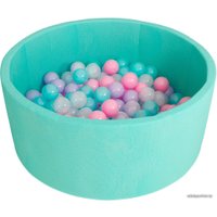 Сухой бассейн Romana Airpool (бирюзовый с розовыми шариками) ДМФ-МК-02.53.01