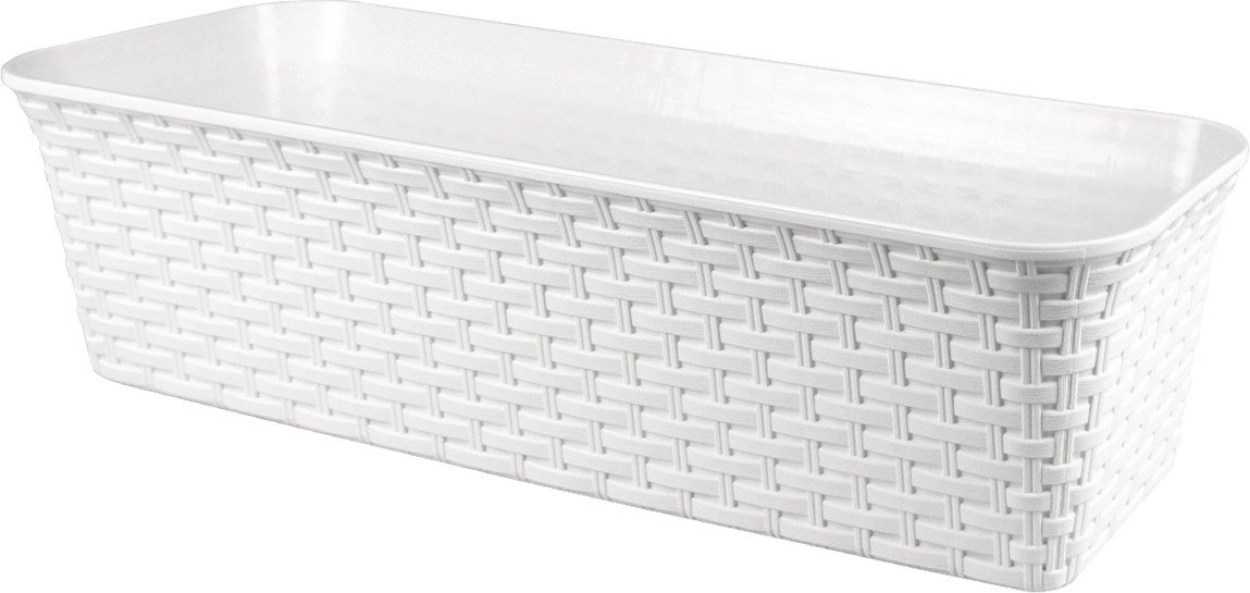 

Вазон Violet Ротанг 356006 (белый)