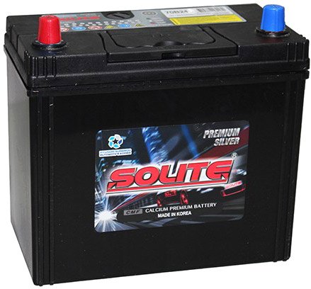 

Автомобильный аккумулятор Solite Silver Premium 70B24R (59 А·ч)