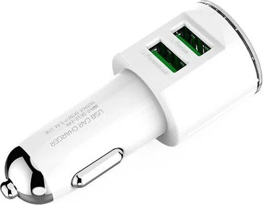 

Автомобильное зарядное LDNIO DL-C29 Lightning (белый)