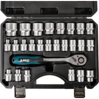 Набор трещотка с головками Bort BTK-33 (33 предмета)