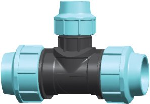 

Фитинг Donsen Тройник соединительный редукционный 32x20x32x90°