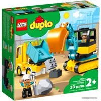 Конструктор LEGO Duplo 10931 Грузовик и гусеничный экскаватор