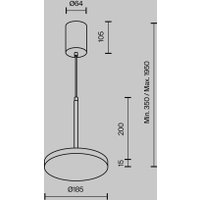 Подвесная люстра Maytoni Technical Plato P076PL-L12W3K-B