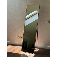 Зеркало eMZe Закругленные углы 45х150 DK0919.AUR (золото)