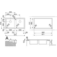 Кухонная мойка Smeg LFT862