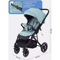 Коляска прогулочная «книга» MOWbaby Turbo 2.0 MB021 (мятный)