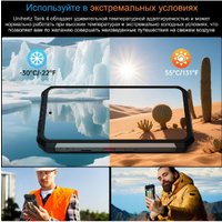 Телефон Unihertz 8849 Tank 4 12GB/512GB (черный/серый)