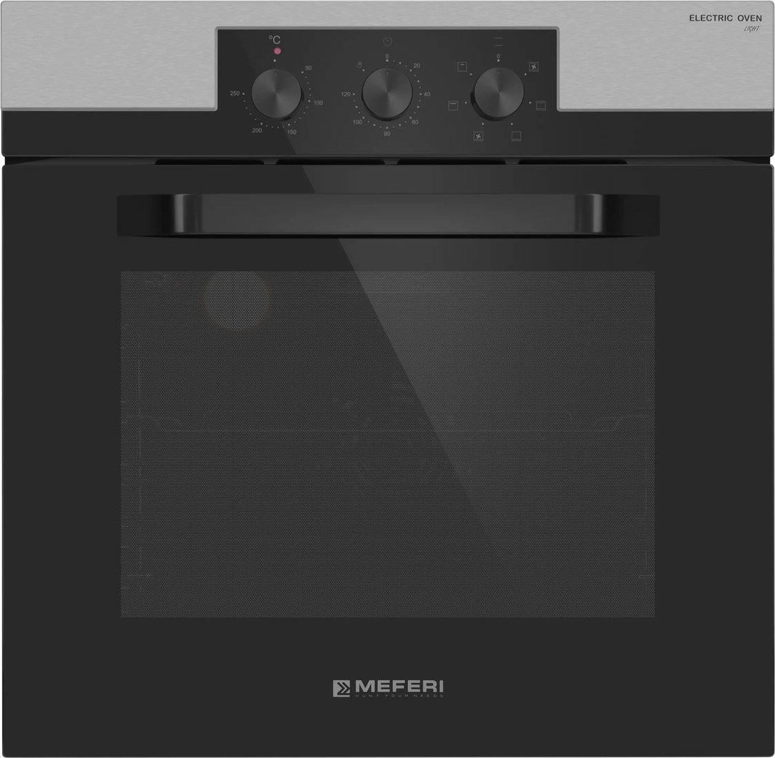 

Электрический духовой шкаф Meferi MEO606IX Light