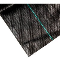 Укрывной материал GreenTerra Агроткань от сорняков 1.1х35м (100 г/м2, черный) UV