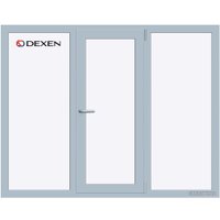Окно ПВХ Dexen B70 2080x1430 Г+П/О+Г СП2Э