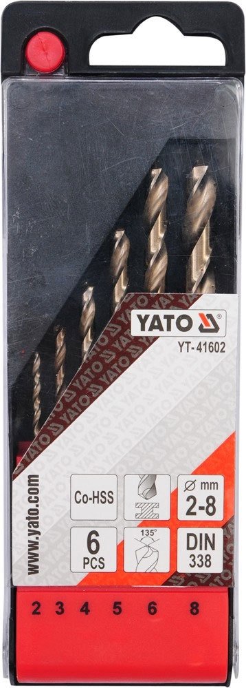 

Набор сверл Yato YT-41602 (6 предметов)