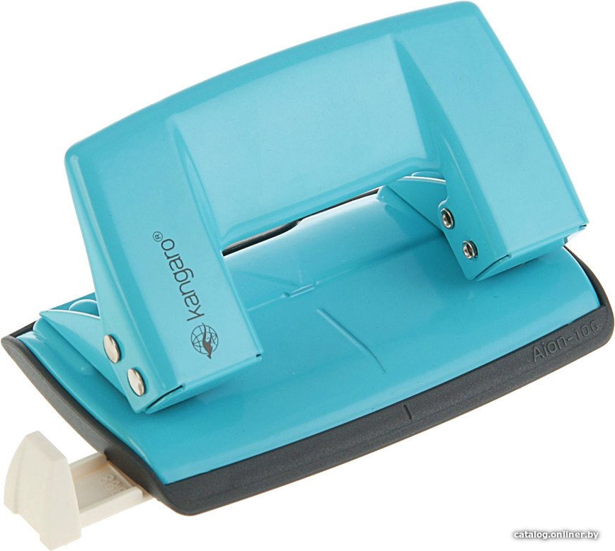 Дырокол Kangaro Aion-10G Turquoise Blue 10 л (бирюзовый)