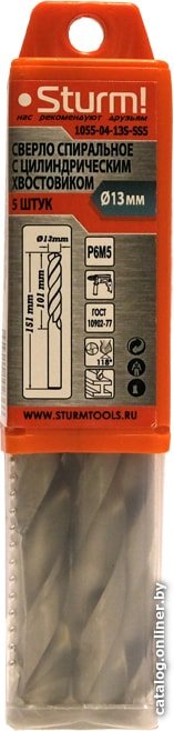 Набор сверл Sturm 1055-04-13S-SS5