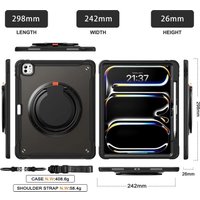 Чехол для планшета G-Case iPad Air 13 2024 6602007235B (черный)