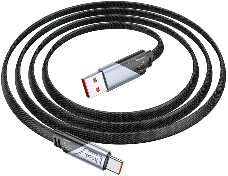 

Кабель Hoco U119 USB Type-A - USB Type-C (1.2 м, черный)