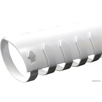 Пластиковая пружина для переплета РеалИСТ Пластик 45 мм (белый)