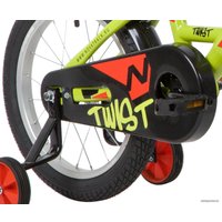 Детский велосипед Novatrack Twist New 16 2020 161TWIST.GN20 (зеленый/черный)