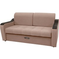 Диван Сириус Лидер-3 ППУ 185x110 (Eva 02 велюр светло-бежевый)