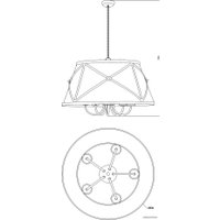 Подвесная люстра Moderli Berta V1260-5P