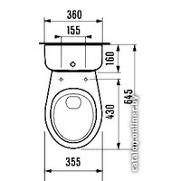 Унитаз напольный Jika Zeta с крышкой т/n [8.2539.6.000.241.1 + 8.9327.2.000.063.1]