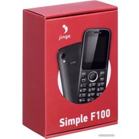 Кнопочный телефон Jinga Simple F100 Black