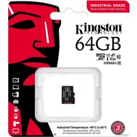 Карта памяти Kingston Industrial microSDXC 64GB SDCIT2/64GBSP