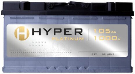 Автомобильный аккумулятор Hyper Platinum R+ (105 А·ч)