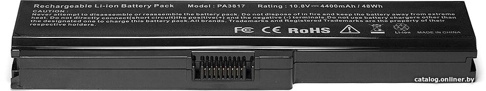 Аккумуляторы для ноутбуков Toshiba Satellite A660, C600, C645, C660, L515, L630, L700 Series