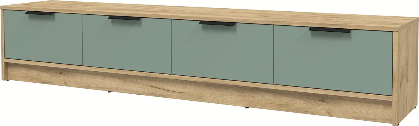 

Тумба Интерлиния ТВ Концепт КТ-ТВ4-35 Глосс (дуб золотой/мята)